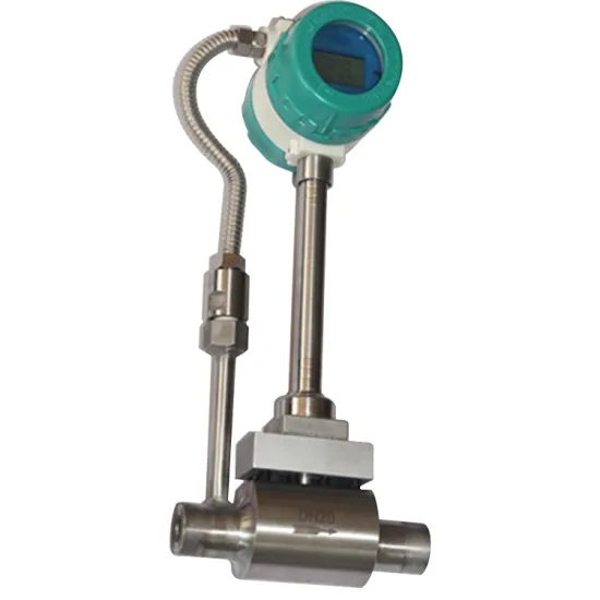product-Kaidi KD FVT Pipeline Vortex Flow Meter ExiaIICT5 or ExdIIBT6 for oil and chemical reagents-2